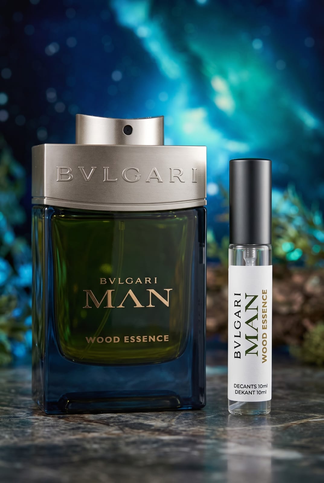Flacon de Bvlgari Man Wood Essence Eau de Parfum